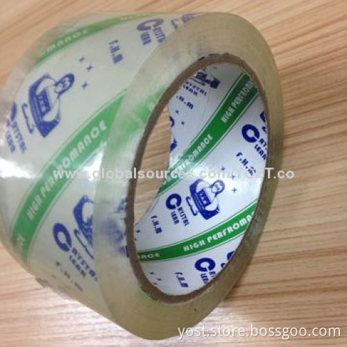 China Hot Sale Super Clear BOPP Tape, BSCI, Taiwan Glue